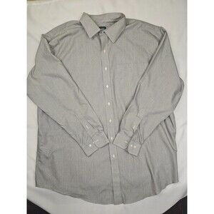 Brooks Brothers 1818  Long Sleeve Button Front Men's Shirt Size  18 1/2 36/37